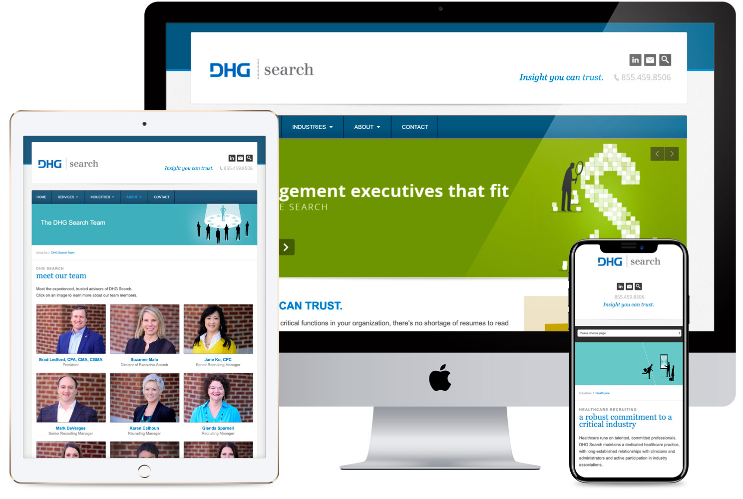 DHG Search Website Redesign